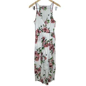 Dream of Me White Floral Maxi Dress size Large